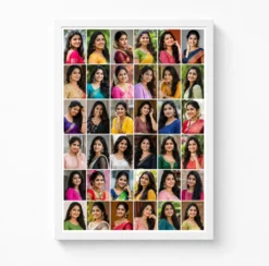 30 Photo Collage Frame 6x5 Wide Grid Layout 6 30 photo collage frame 6x5 wide grid layout india 11 white main