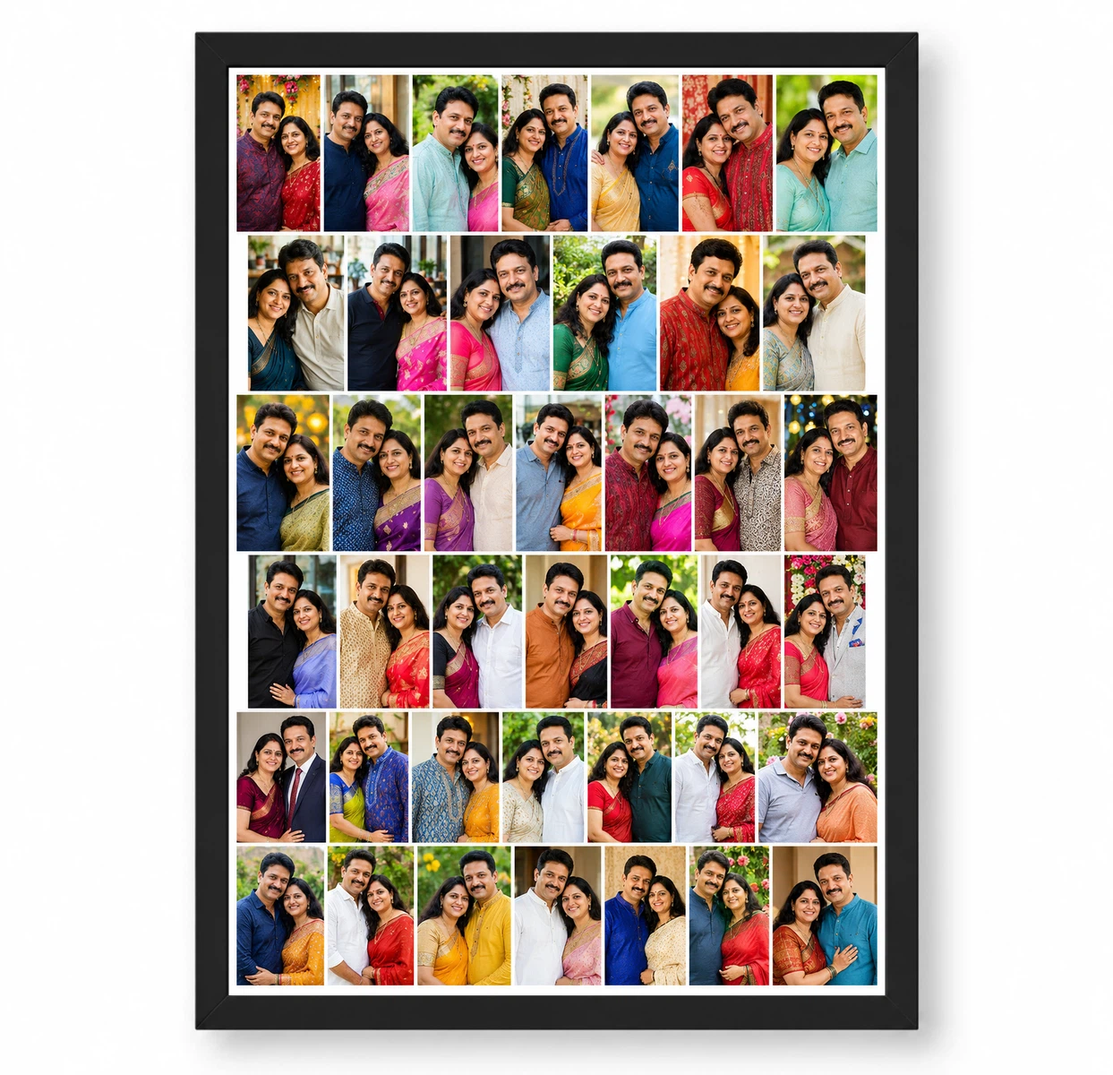 30 Photo Collage Frame Brick Offset 15+15 Two Dense Rows Layout 1 30 Photo Collage Frame Brick Offset 15+15 Two Dense Rows Layout