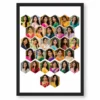 30 Photo Collage Frame Honeycomb Dense 30 Pattern Layout 8 30 photo collage frame honeycomb dense 30 pattern layout india 13 black main