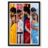 4 Photo Collage Frame Four Tall Portrait Quad Strip Layout 9 4 photo collage frame four tall portrait quad strip india 06 black main