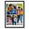 4 Photo Collage Frame L Shape One Large Three Small Creative Layout 8 4 photo collage frame l shape large three small creative india 08 black main