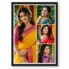4 Photo Collage Frame Large Left Three Right Column Layout 9 4 photo collage frame large left three right column india 02 black main