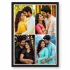 4 Photo Collage Frame Navy White Border Premium Dark 4 Panel Layout 9 4 photo collage frame navy white border premium dark 4 panel india 01 black main