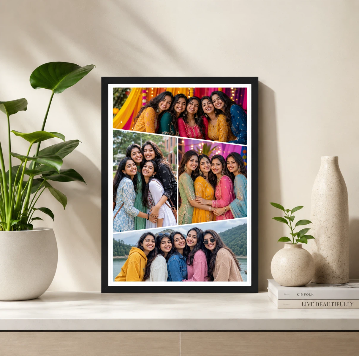 4 Photo Collage Frame Z Pattern Four Slot Editorial Layout 2 4 Photo Collage Frame Z Pattern Four Slot Editorial Layout - Image 2