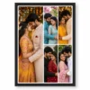 5 Photo Collage Frame 1 Large Left 4 Right 2x2 Grid Layout 8 5 photo collage frame 1 large left 4 right 2x2 grid layout india 04 black main