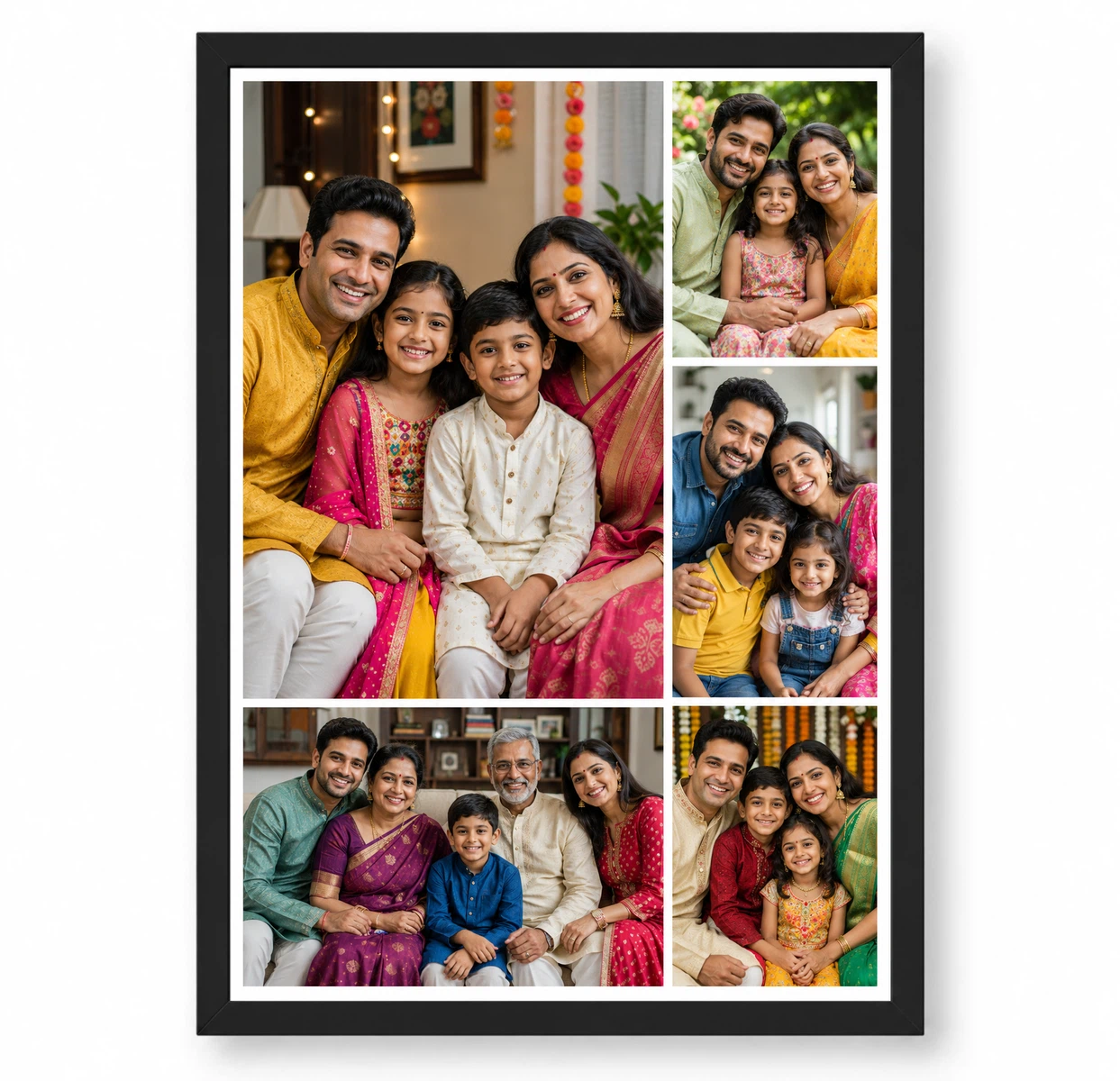 5 Photo Collage Frame Mosaic 1 Hero 4 Mini Around Layout 1 5 Photo Collage Frame Mosaic 1 Hero 4 Mini Around Layout