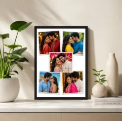 Alternative view of 5 Photo Collage Frame Scattered Polaroid 5 Slot Artsy Layout