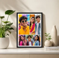 Alternative view of 6 Photo Collage Frame 1 Large Hero 5 Small Around Layout