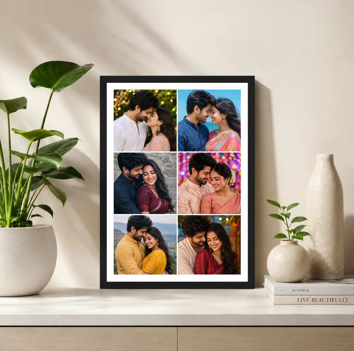 6 Photo Collage Frame 2x3 Perfect Grid Layout 2 6 Photo Collage Frame 2x3 Perfect Grid Layout - Image 2