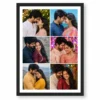 6 photo collage frame 2x3 perfect grid layout india 04 black main