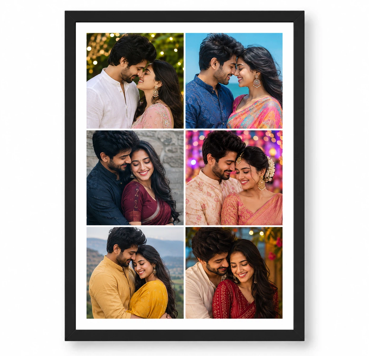 6 Photo Collage Frame 2x3 Perfect Grid Layout 1 6 Photo Collage Frame 2x3 Perfect Grid Layout