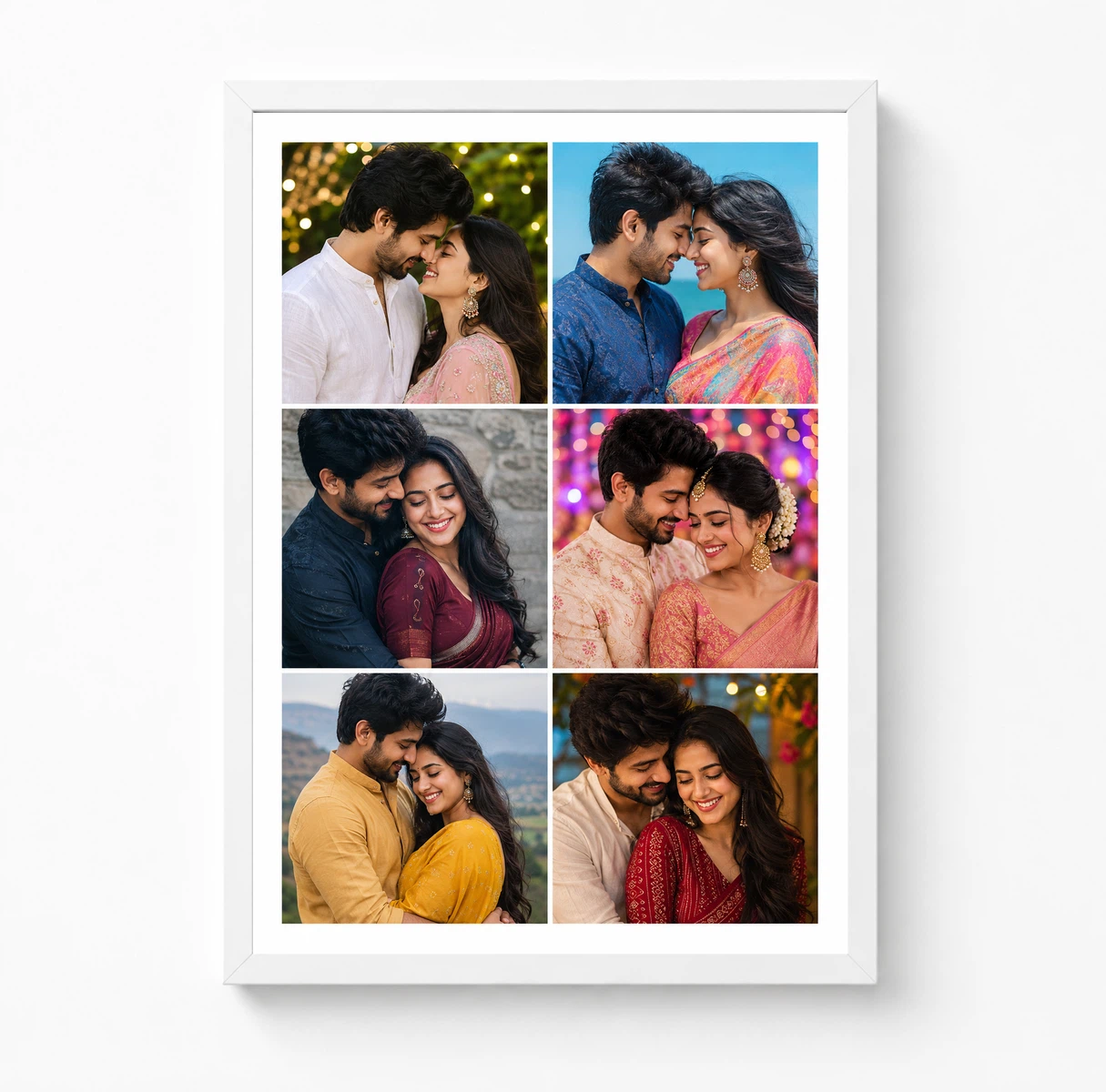 6 Photo Collage Frame 2x3 Perfect Grid Layout 3 6 Photo Collage Frame 2x3 Perfect Grid Layout - Image 3