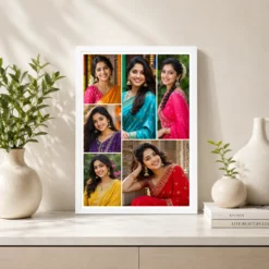 6 Photo Collage Frame L-Shape 6 Slot Split Layout 7 6 photo collage frame l shape 6 slot split layout india 10 white 2