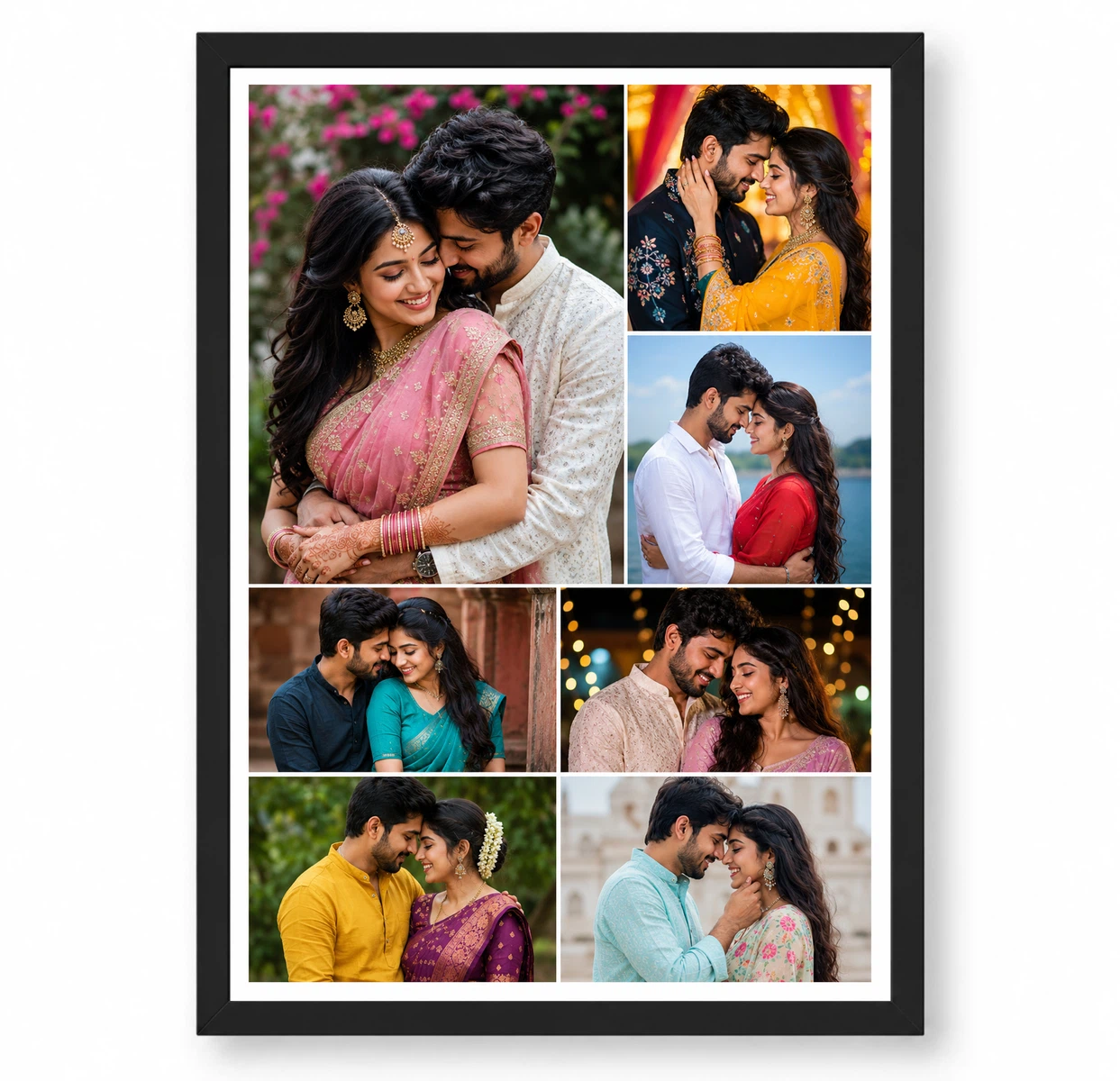 7 Photo Collage Frame 1 Big Hero 2 Mid 4 Small Mini Layout 1 7 Photo Collage Frame 1 Big Hero 2 Mid 4 Small Mini Layout