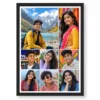 7 Photo Collage Frame 7-Tile Mosaic Random Mix Layout 8 7 photo collage frame 7 tile mosaic random mix layout india 10 black main