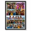 7 photo collage frame anchor bottom 4 top row 3 bottom row layout india 11 black main
