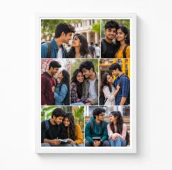 7 Photo Collage Frame Asymmetric Mosaic 7 Mixed Layout 6 7 photo collage frame asymmetric mosaic 7 mixed layout india 12 white main