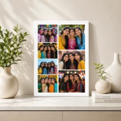 7 Photo Collage Frame Dual Column 4+3 Unequal Split Layout 2 7 7 photo collage frame dual column 4 3 unequal split layout 2 india 13 white 2