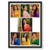 7 Photo Collage Frame Z-Flow 7 Slot Editorial Layout 8 7 photo collage frame z flow 7 slot editorial layout india 17 black main