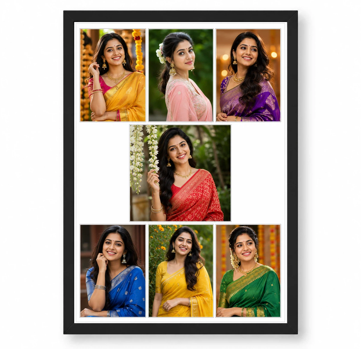 7 Photo Collage Frame Z-Flow 7 Slot Editorial Layout 1 7 Photo Collage Frame Z-Flow 7 Slot Editorial Layout