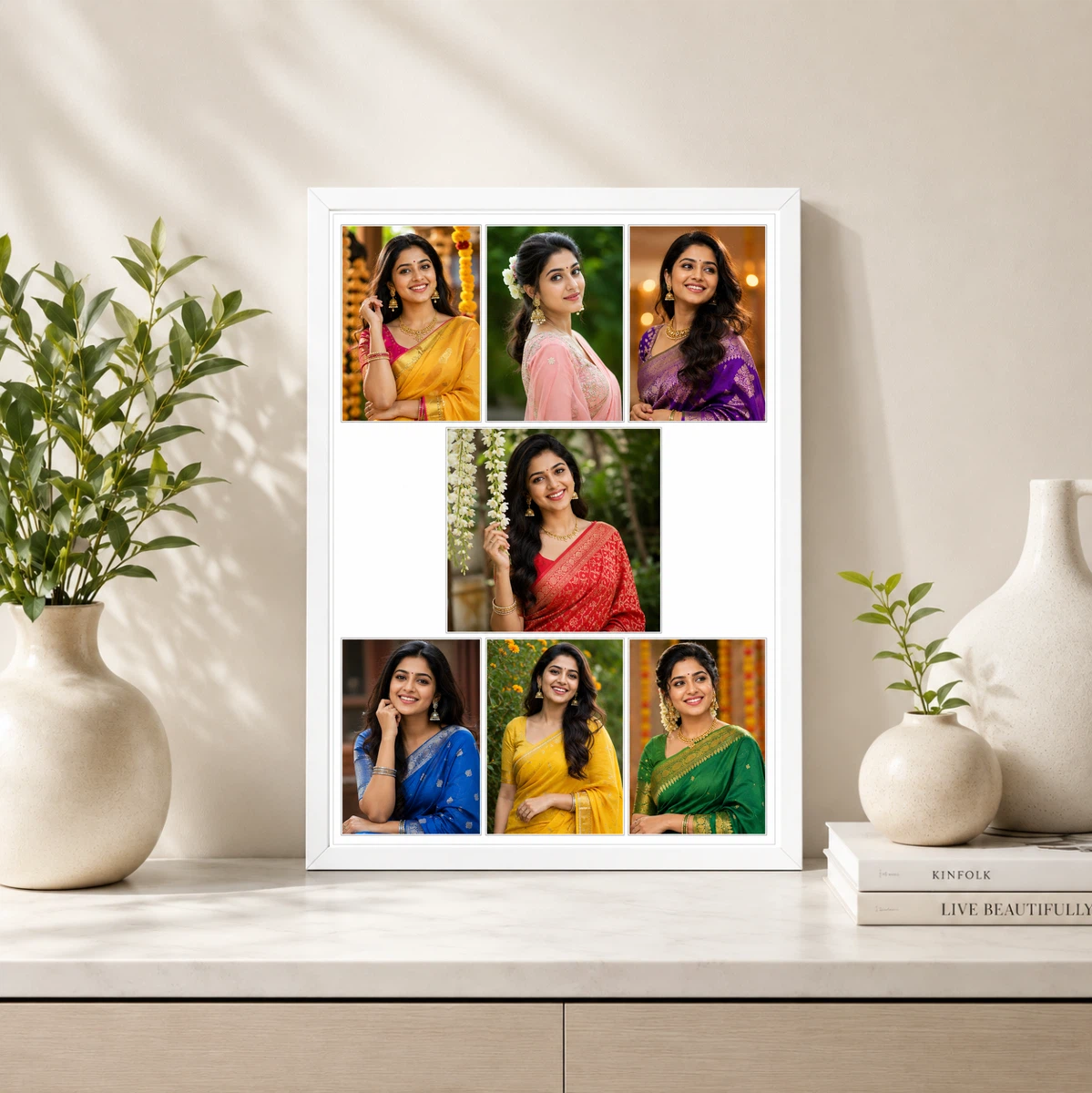 7 Photo Collage Frame Z-Flow 7 Slot Editorial Layout 4 7 Photo Collage Frame Z-Flow 7 Slot Editorial Layout - Image 4