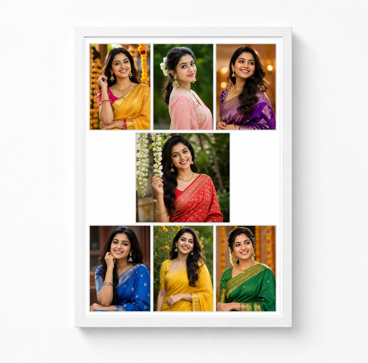 7 Photo Collage Frame Z-Flow 7 Slot Editorial Layout 3 7 Photo Collage Frame Z-Flow 7 Slot Editorial Layout - Image 3