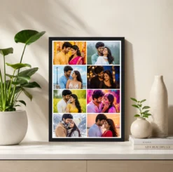 Alternative view of 8 Photo Collage Frame 2x4 Grid Perfect Layout