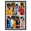 8 photo collage frame brick offset 8 slot pattern layout india 09 black main
