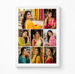 8 Photo Collage Frame Mosaic Mixed Sizes 8 Slot Layout 6 8 photo collage frame mosaic mixed sizes 8 slot layout india 13 white main