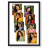 8 photo collage frame staircase left 8 slot flow layout india 15 black main