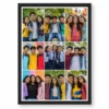 9 Photo Collage Frame 3 Rows of 3 Landscape Strips Layout 9 9 photo collage frame 3 rows of 3 landscape strips layout india 02 black main
