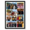9 photo collage frame asymmetric split 5 4 column layout india 07 black main