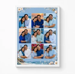 9 Photo Collage Frame Dusty Blue 9 Slot Calm Premium Layout 6 9 photo collage frame dusty blue 9 slot calm premium layout india 01 white main