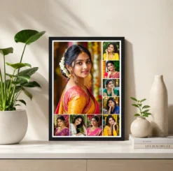 Alternative view of 9 Photo Collage Frame Hero with Mini Strip 1+8 Layout