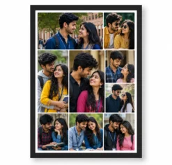 9 Photo Collage Frame Mosaic 9 Mixed Size Pinterest Layout