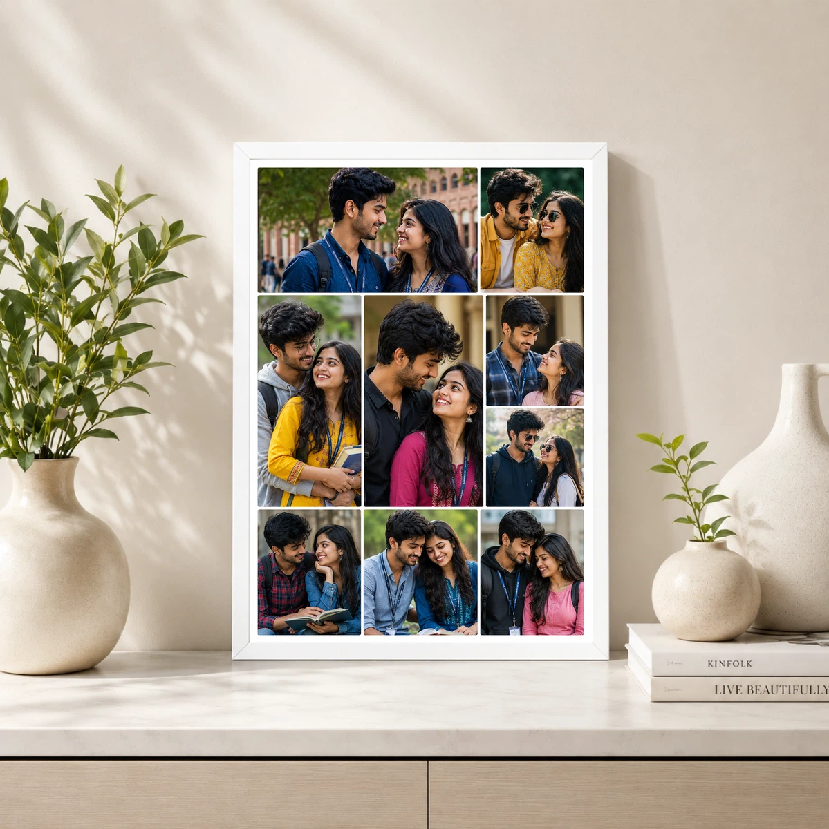 9 Photo Collage Frame Mosaic 9 Mixed Size Pinterest Layout 4 9 Photo Collage Frame Mosaic 9 Mixed Size Pinterest Layout - Image 4