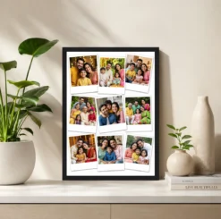 Alternative view of 9 Photo Collage Frame Scattered Polaroid 9 Wall Layout