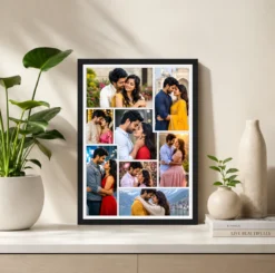 Alternative view of 9 Photo Collage Frame Tetris-Style 9 Slot Creative Layout