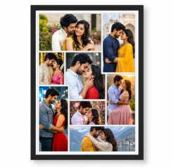 9 Photo Collage Frame Tetris-Style 9 Slot Creative Layout
