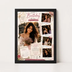 Alternative view of Birthday Wishes Photo Frame with Photo