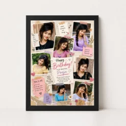 Birthday Quote Photo Frame | Personalized Birthday Gift Frame
