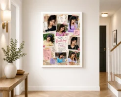 Birthday Quote Photo Frame white 2
