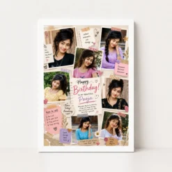 Birthday Quote Photo Frame white main