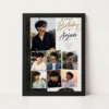 Boyfriend Birthday Photo Frame New black main