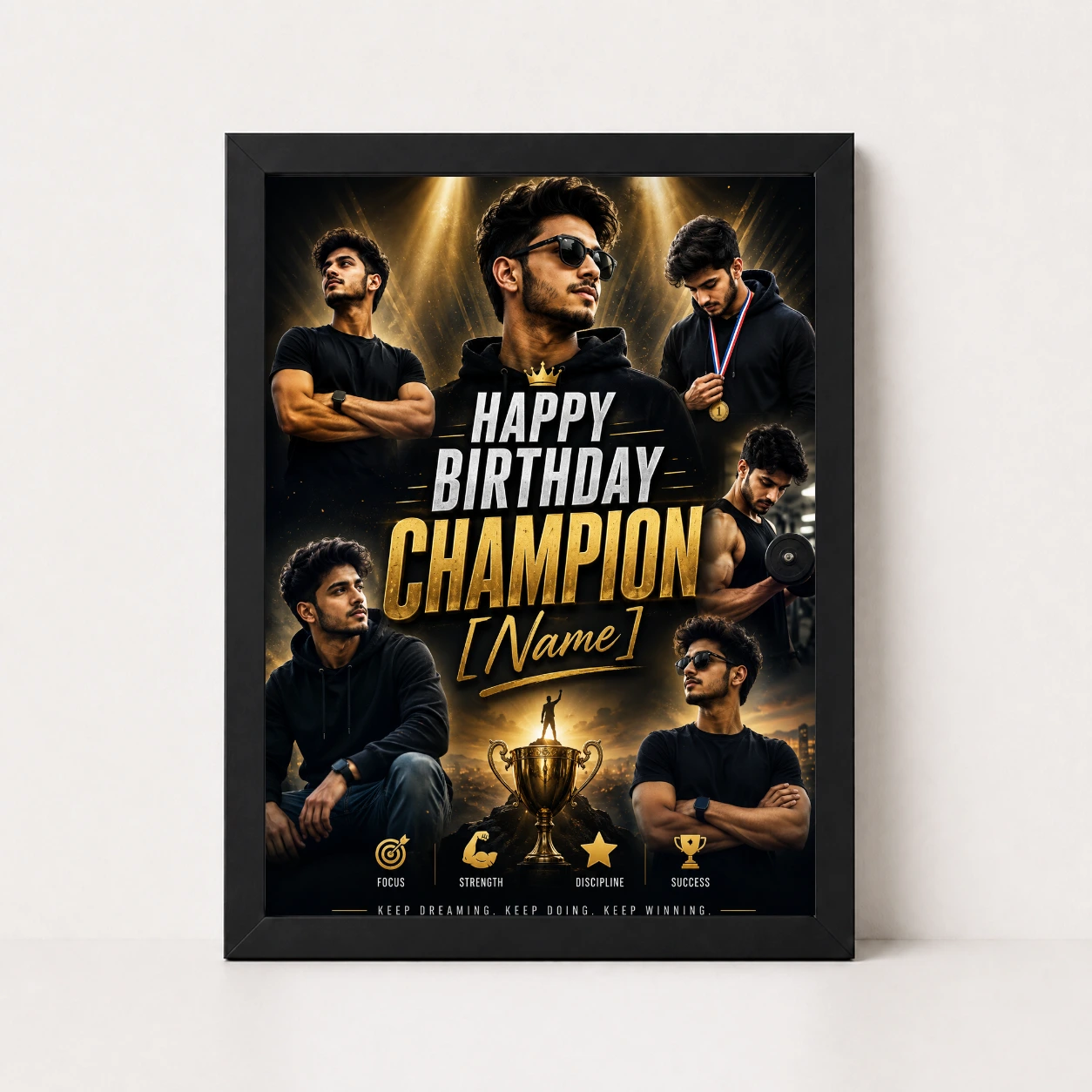 Brother Birthday Photo Frame Champion | Personalized Birthday Gift Frame 1 Brother Birthday Photo Frame Champion | Personalized Birthday Gift Frame