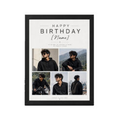 Brother Birthday Photo Frame Minimal | Personalized Birthday Gift Frame