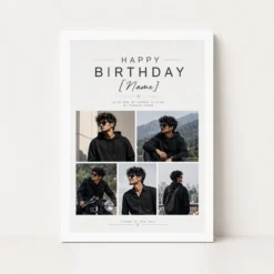 Brother Birthday Photo Frame Minimal white main