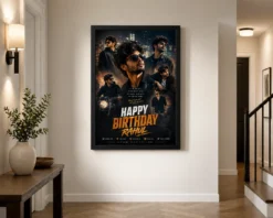 Alternative view of Brother Birthday Photo Frame Dramatic Lighting Pose | Personalized Birthday Gift Frame