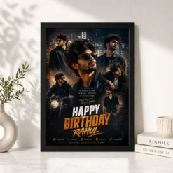 Brother Birthday Photo Frame dramatic lighting pose black 4