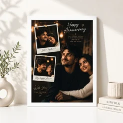 Customized Birthday Frame for Husband white 4